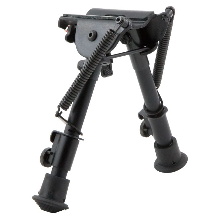 Harris Bipods BR1A2 Non-Swivel BR Bipod Black 6-9" Steel/Aluminum