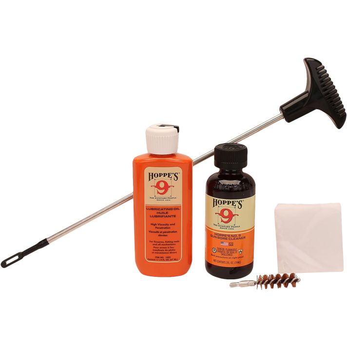Hoppe's PCO40B Pistol Cleaning Kit 10mm Auto/40 Cal Pistol Nylon Bristles Clamshell Pkg