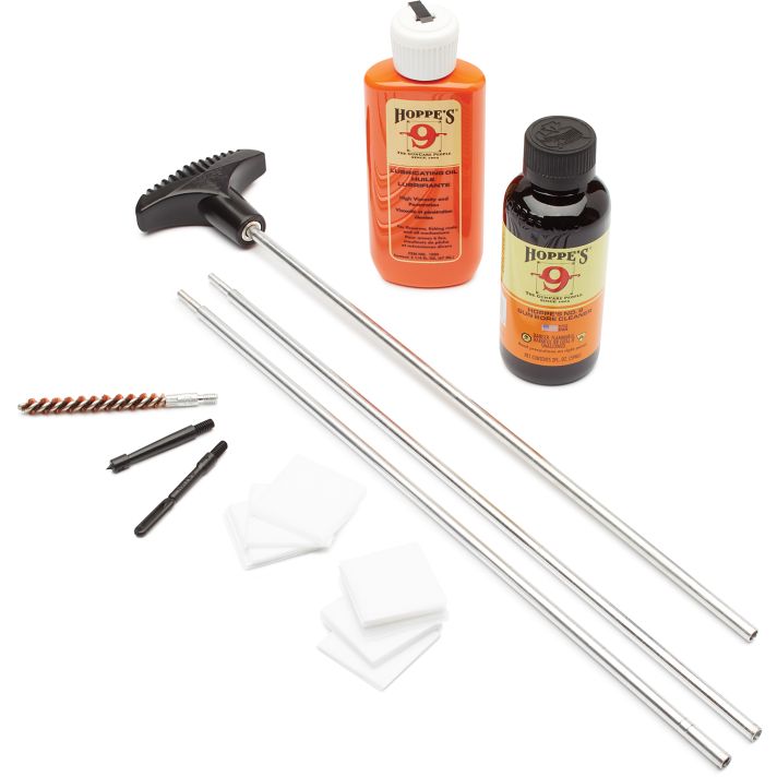 Hoppe's U22 Rifle Cleaning Kit 22/257 Cal, Includes Storage Box