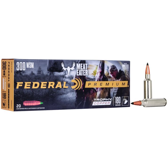 Federal P300WSMTC1 Premium300WSM 180gr Trophy Copper 20 Per Box/10 Case