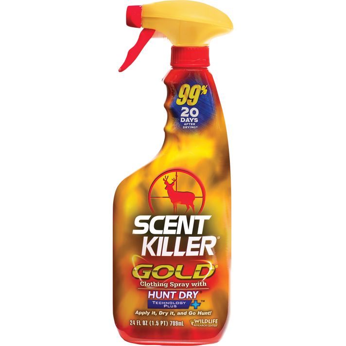 Wildlife Research 1255 Scent Killer GoldOdor Eliminator Odorless Scent 24 oz Trigger Spray