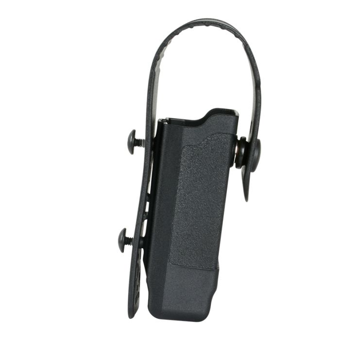 Blackhawk 430900BK Tactical Mag PouchSingle Black Polymer Snap Compatible w/Single Stack or Double Stack