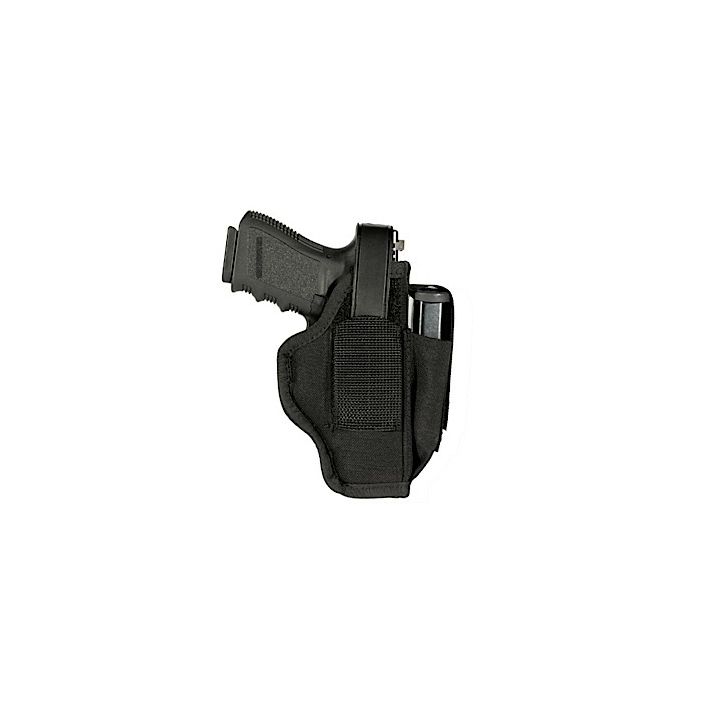 Blackhawk 40AM02BK Multi-UseIWB/OWB Size 02 Black Cordura Belt Clip Fits DA Revolver Fits 3-4" Barrel Ambidextrous