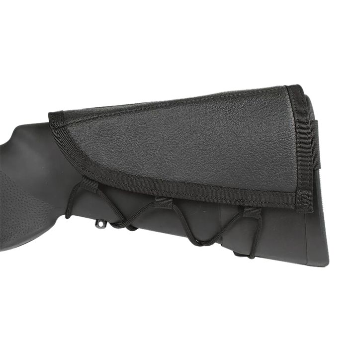 Blackhawk 90CP02BK Ammo Cheek PadBlack Nylon 5rd Rifle Buttstock Mount