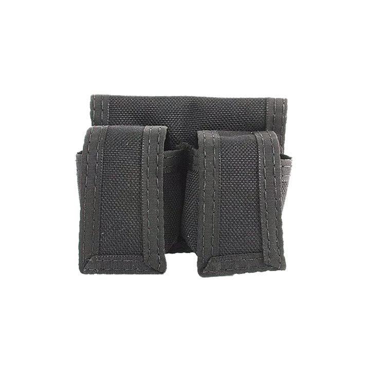 HKS 100B SpeedLoader CaseDouble Black Cordura Hook & Loop