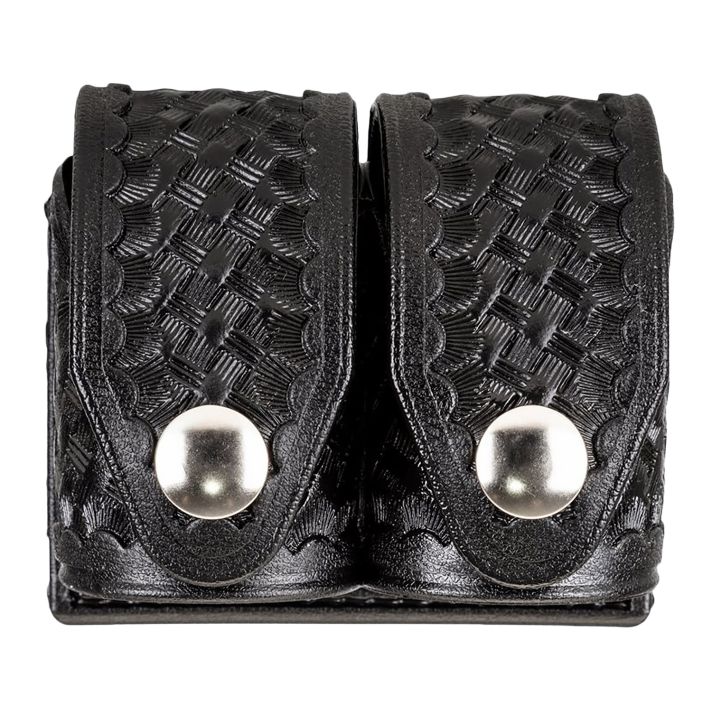 HKS 203BLBN SpeedLoader CaseDouble Large Black Hytrel Belt Loop Belts 2.25" Wide