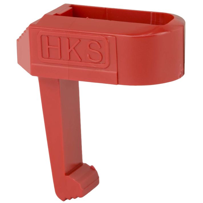 HKS 22B Speed Mag Loader Made of Plastic with Red Finish for 22 LR Pistols