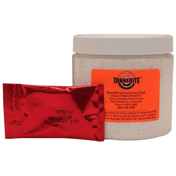 Tannerite 1BR 1 Pound TargetImpact Enhancement Explosion White Vapor Centerfire Rifle Firearm 1 lb 16 Targets *Sold by Case