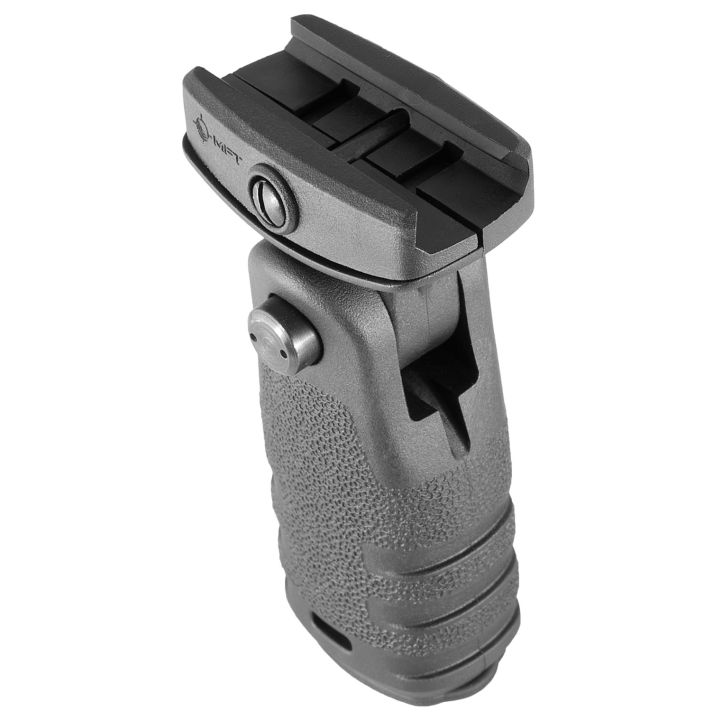 Mission First Tactical RFG React Vertical Grip Folding Black Polymer for AR-Platform