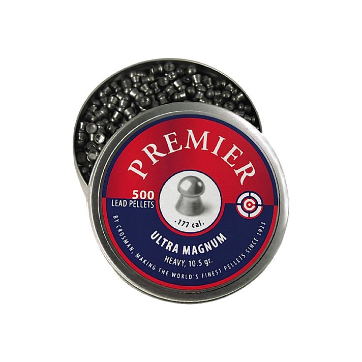 Crosman LUM77 Premier Ultra Magnum 177 Lead Domed Heavy Pellet 500/Tin