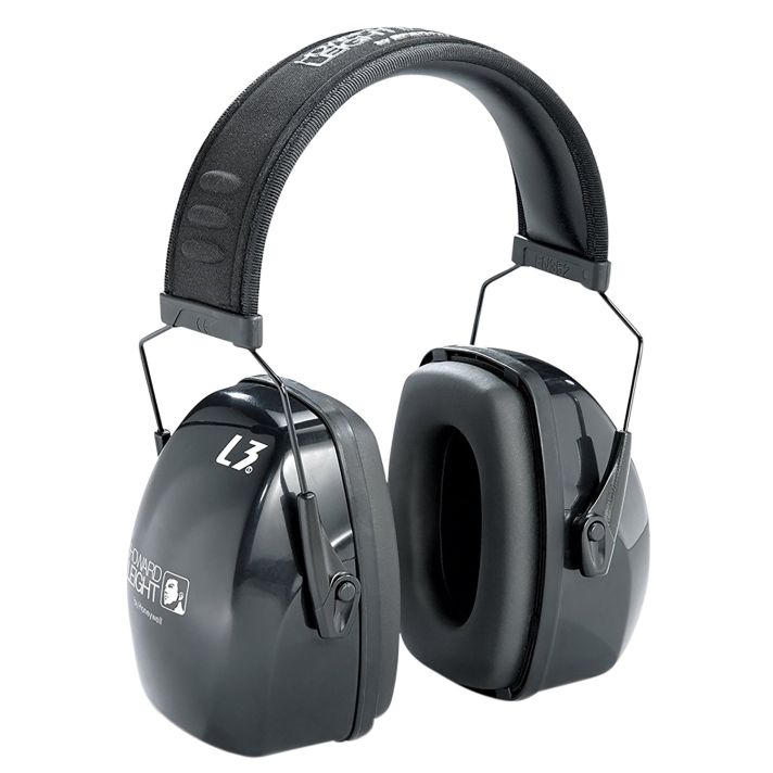 Howard Leight R03318 Leightning L3 Passive Muff 30 dB Over the Head Black Adult 1 Pair