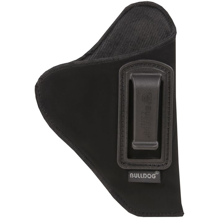 Bulldog DIP20 DeluxeIWB Black Suede Like Belt Clip Fits Glock 42/43/Ruger LC9/2-3" Barrel Right Hand