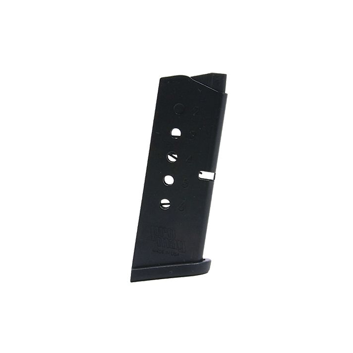 ProMag SMI20 Standard6rd 380 ACP Fits S&W Bodyguard Blued Steel