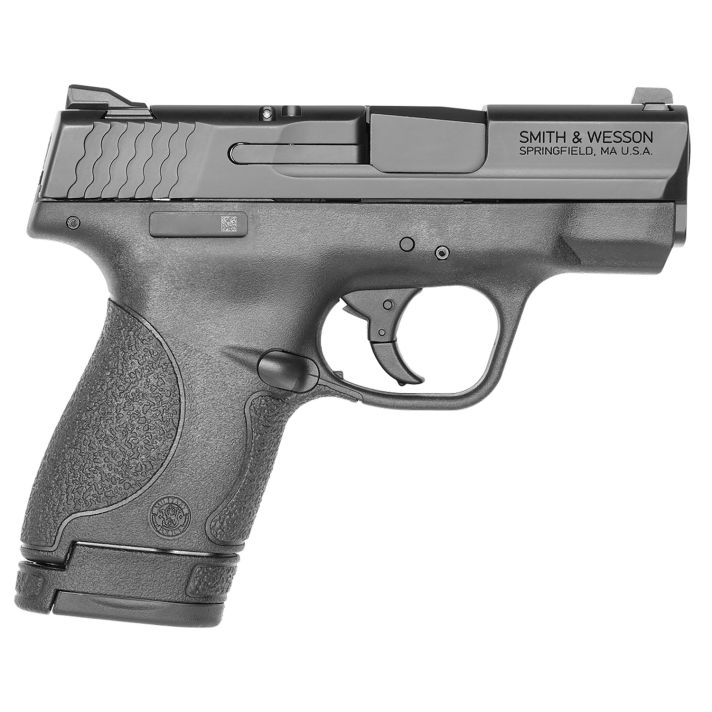 Smith & Wesson 187020 M&P Shield *CA Compliant Micro-Compact Frame 40 S&W 6+1/7+1, 3.10" Black Armornite Stainless Steel Barrel & Serrated Slide, Matte Black Polymer Frame & Grip