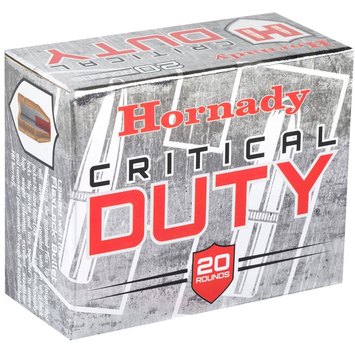 Hornady 90926 Critical Duty45ACP+P 220gr Hornady FlexLock 20 Per Box/10 Case