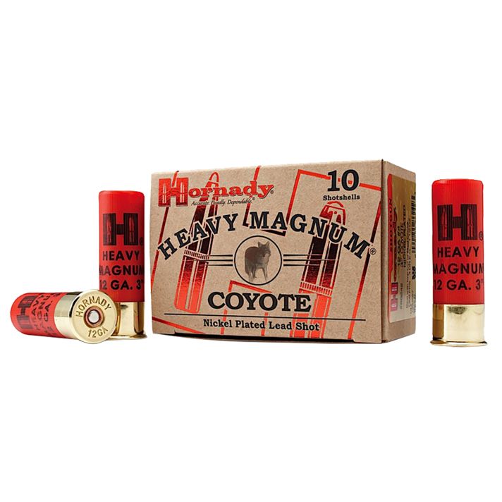 Hornady 86224 Heavy Magnum Coyote 12 Gauge 3" 1 oz 00 Buck Shot 10 Per Box/ 10 Case