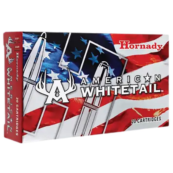 Hornady 8047 American Whitetail243Win 100gr InterLock Boat Tail Soft Point 20 Per Box/10 Case