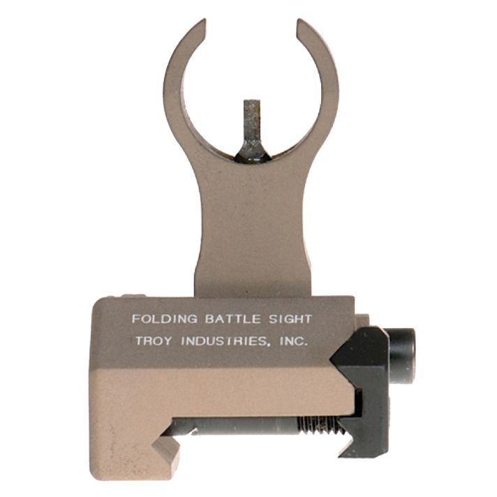 Troy Ind SSIGFBSFHFT00 Front Folding BattleSight HKFlat Dark Earth Front Sight