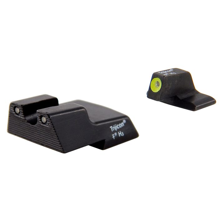 Trijicon 600602 HD Night SightsGreen/Tritium Yellow Outline Front Sight-Green Tritium Black Outline Rear Sight H&K .45C/.45C Tactical