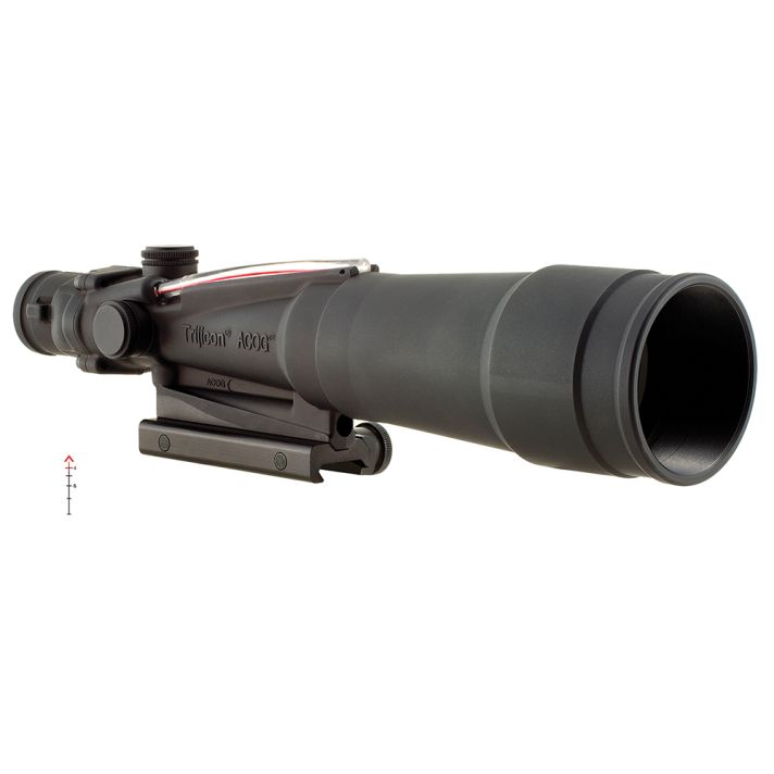 Trijicon 100173 ACOGBlack Hardcoat Anodized 5.5x50mm Illuminated Red Chevron .223/5.56 BDC Reticle