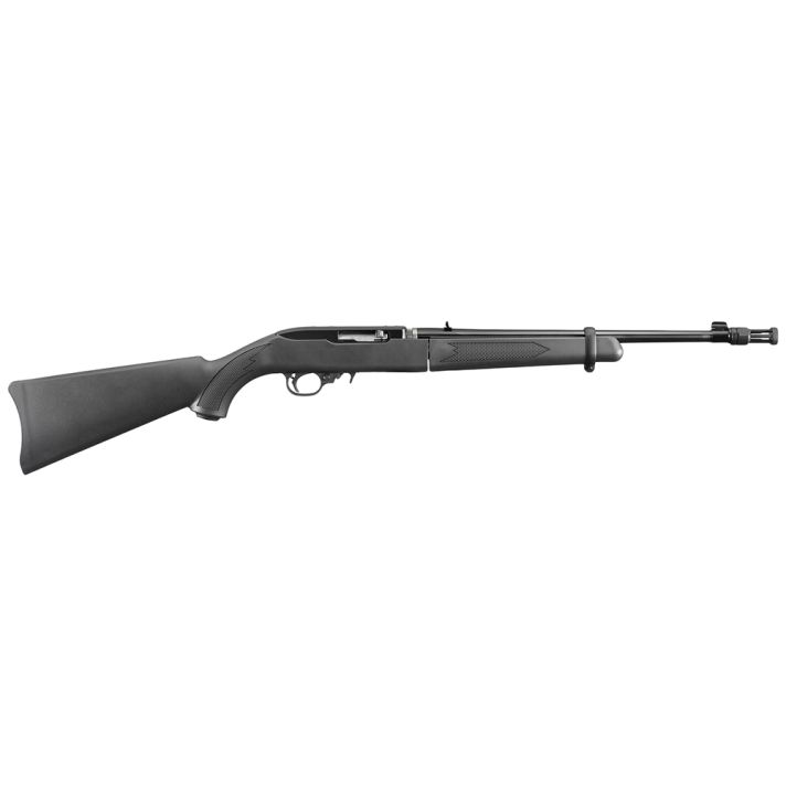 Ruger 11112 10/22 Takedown Full Size 22 LR 10+1 16.40" Satin Black Threaded Barrel, Satin Black Steel Receiver w/Integral Scope Mount, Black Synthetic Fixed Stock, Right Hand