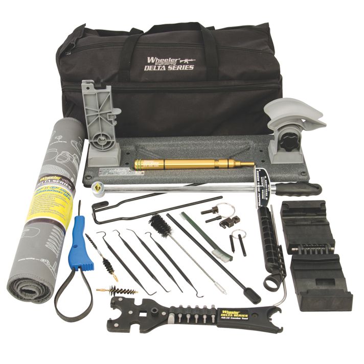 Wheeler 156555 Armorer's Professional Kit Black Multiple Rifle AR15/M16 19 Pieces