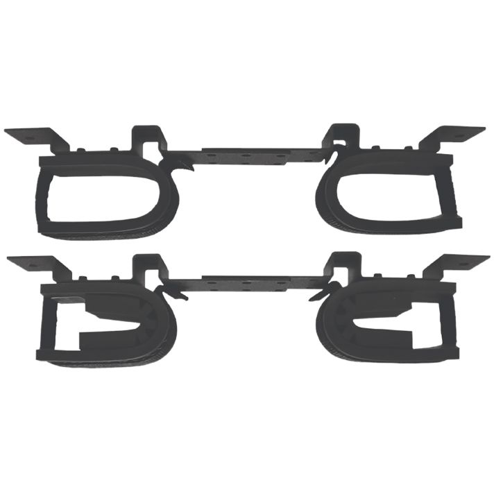 Rugged Gear 10075 Gun Rack Overhead Black Steel Holds 2 Rifle/Shotgun