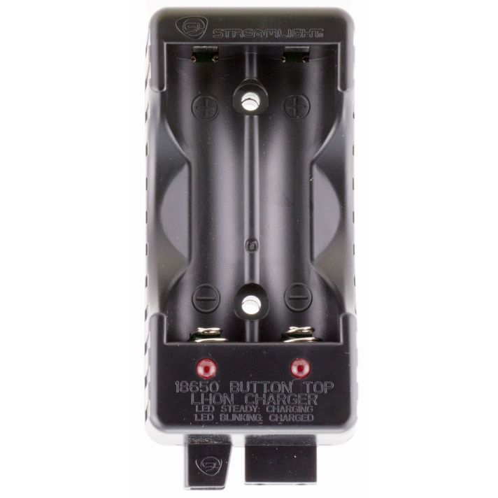 Streamlight 22100 Battery Charger Dual Channel Black 18650 Li-ion Rechargeable Battery
