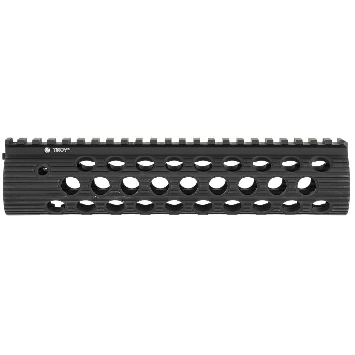 Troy Ind STRXAL190BT01 Alpha RailAluminum Black Anodized 9" for AR-15, M16