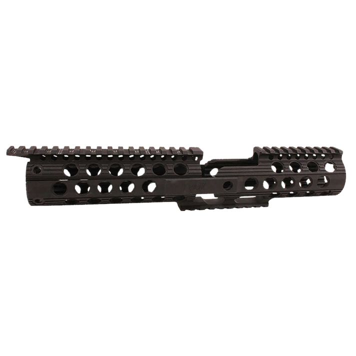 Troy Ind SRAIDLTCXBT00 Delta CX Rail12" Aluminum Black for AR-15