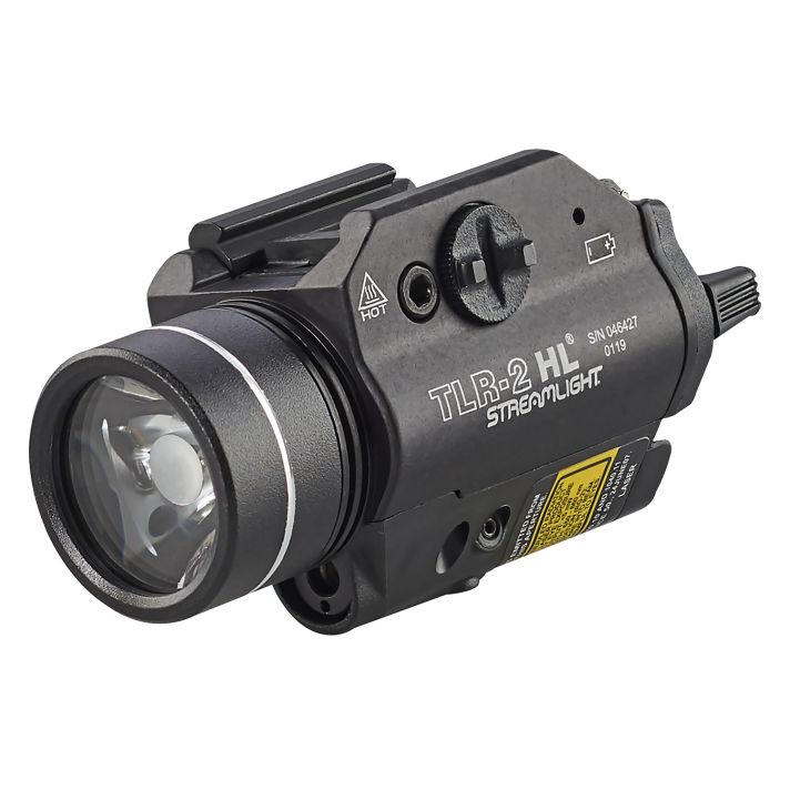 Streamlight 69261 TLR-2 HL Gun LightBlack Anodized 1,000 Lumens White LED Red Laser