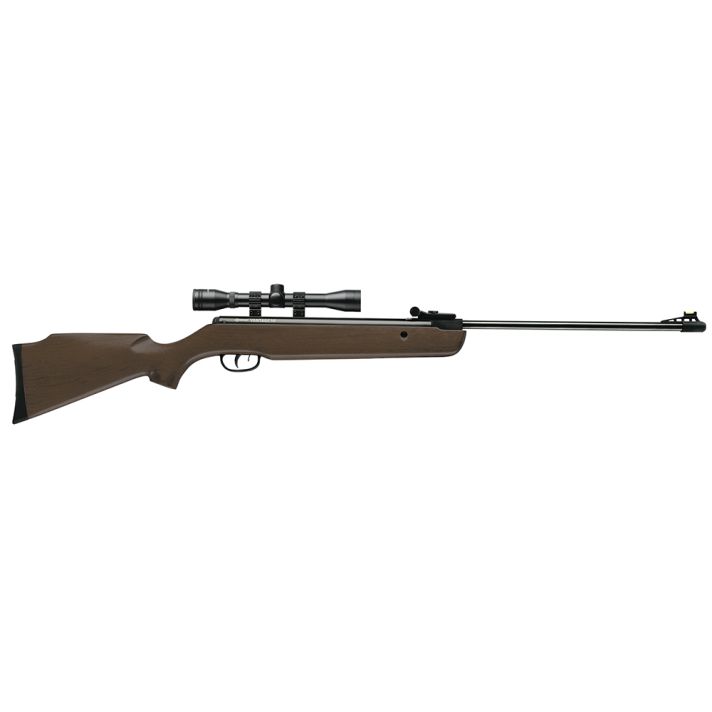 Crosman 30021 Vantage NP Air Rifle Nitrogen Piston 177 1rd Shot Black Black Receiver Hardwood Scope 4x32mm