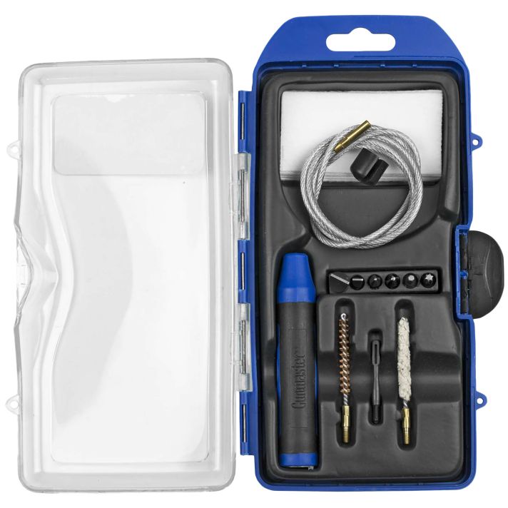 DAC GM17R GunMaster Cleaning Kit 17 Cal Rifle/14 Pieces Black/Blue
