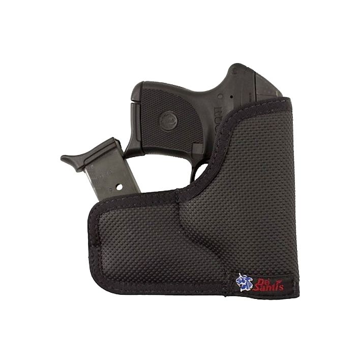 DeSantis Gunhide M33BJG3Z0 Nemesis Ammo Pocket Black Rubberized Fabric Fits Kel-Tec P-3AT/P32 Ambidextrous