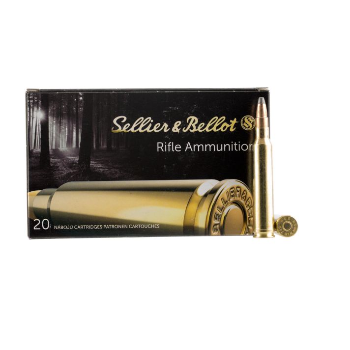 Sellier & Bellot SB300B Rifle300WinMag 180gr Soft Point Cut Through Edge 20 Per Box/20 Case