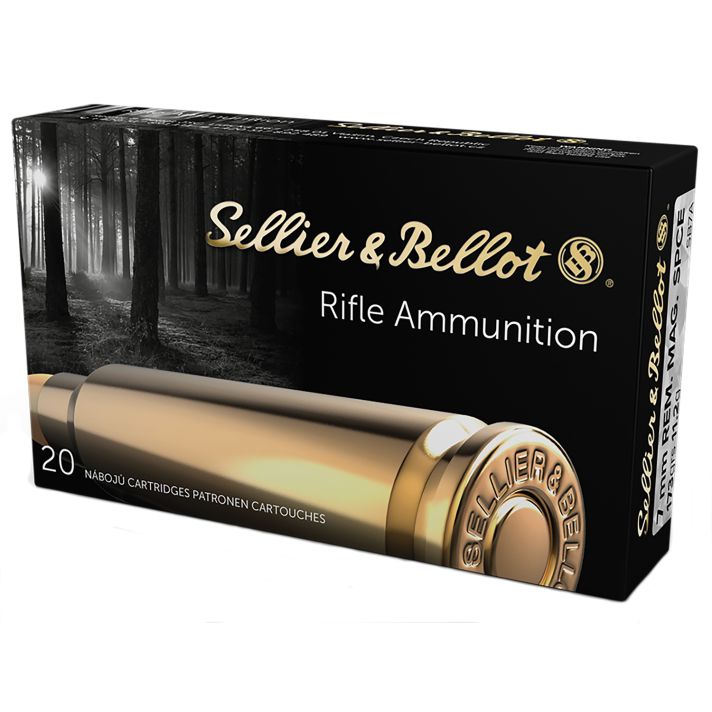 Sellier & Bellot SB7A Rifle7mmRemMag 173gr Soft Point Cut Through Edge 20 Per Box/20 Case