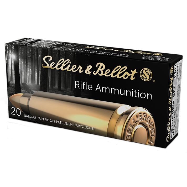 Sellier & Bellot SB68C Rifle6.8mmRemSPC 110gr Full Metal Jacket 20 Per Box/50 Case