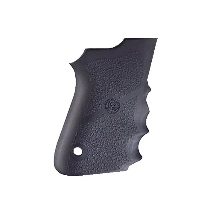 Hogue 69000 Rubber GripBlack Rubber with Finger Grooves for S&W 6906, Shorty 40, 4013 TSW