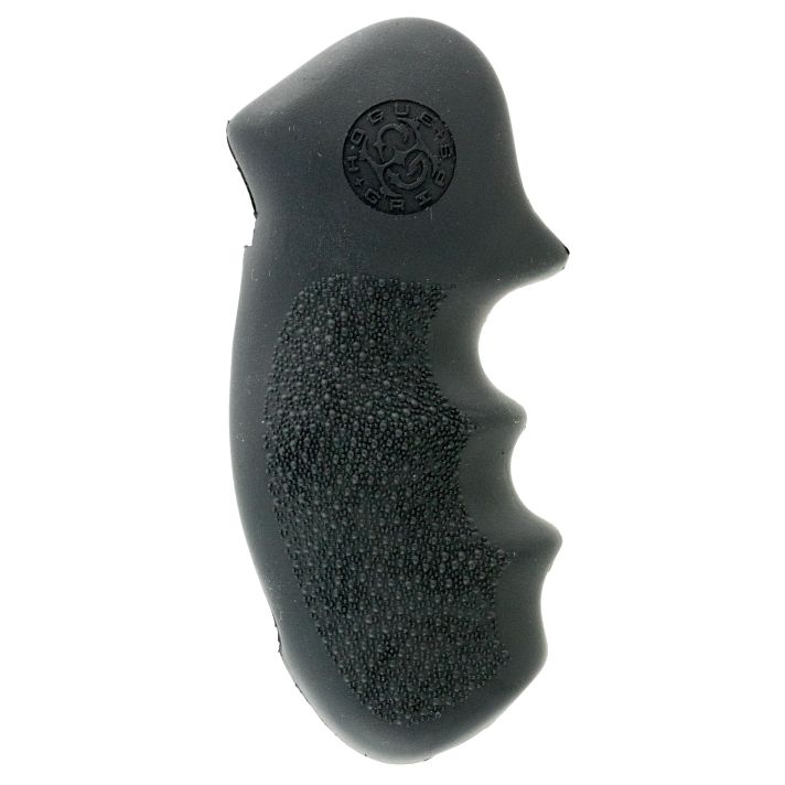Hogue 19000 MonogripBlack Rubber with Finger Grooves for S&W K, L Frame with Round Butt