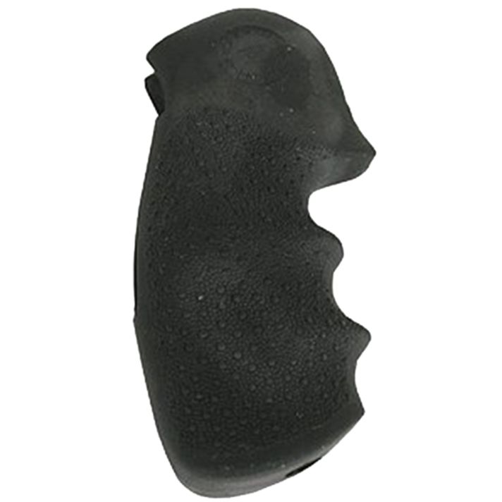 Hogue 25000 Monogrip Finger Grooves Black Rubber Fits S&W N Frame with Round Butt