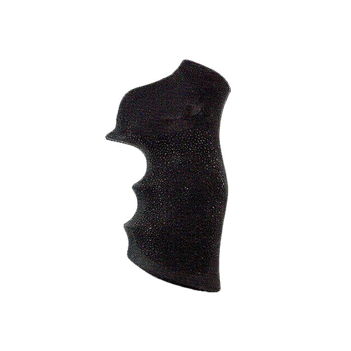 Hogue 80000 Monogrip Finger Grooves Black Rubber Fits Ruger GP100/Super Redhawk
