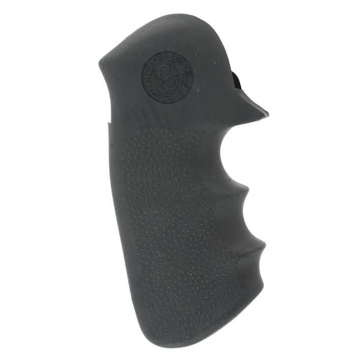Hogue 47000 Monogrip Finger Grooves Black Rubber with Finger Grooves for Colt King Cobra, Anaconda
