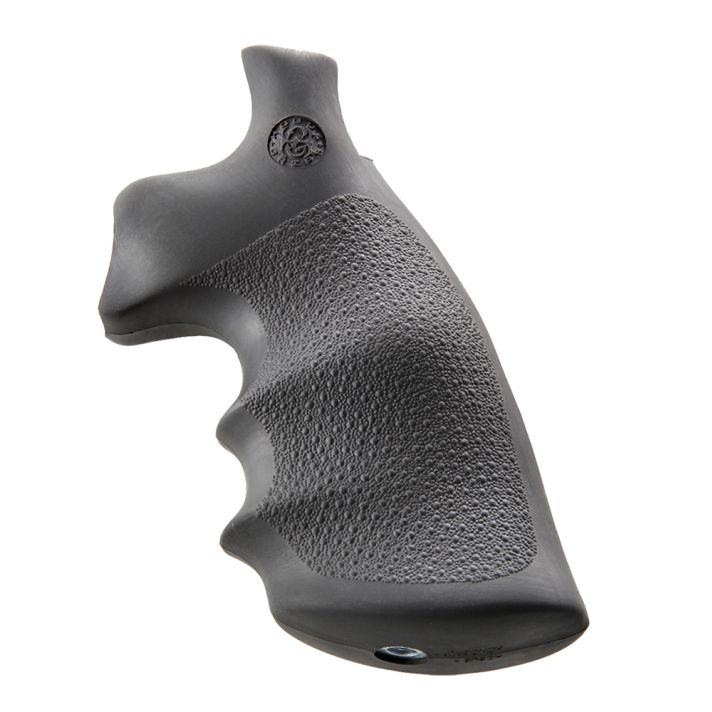 Hogue 19002 Conversion MonogripBlack Rubber with Finger Grooves for S&W K, L Frame with Round Butt