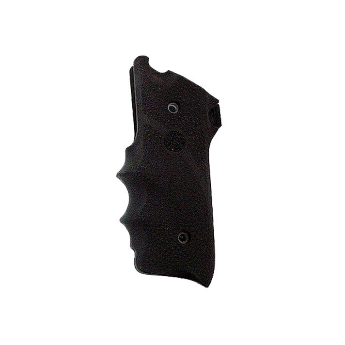 Hogue 82000 Rubber GripBlack with Finger Grooves for Ruger Mark II, III
