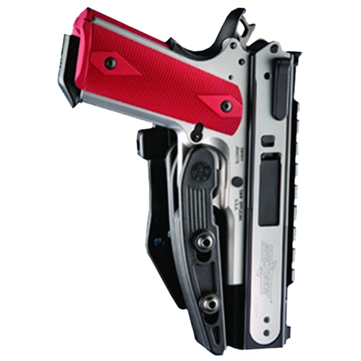 Hogue 00500 PowerSpeedOWB Black Polymer Belt Clip Fits Semi-Auto Ambidextrous