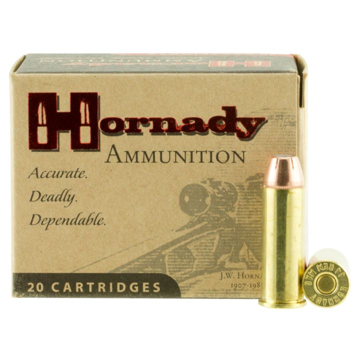 Hornady 9080 Custom44RemMag 200gr Hornady XTP Hollow Point 20 Per Box/10 Case