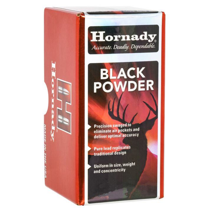 Hornady 6090 Lead Balls50Cal Lead Ball 100 Per Box/25 Case