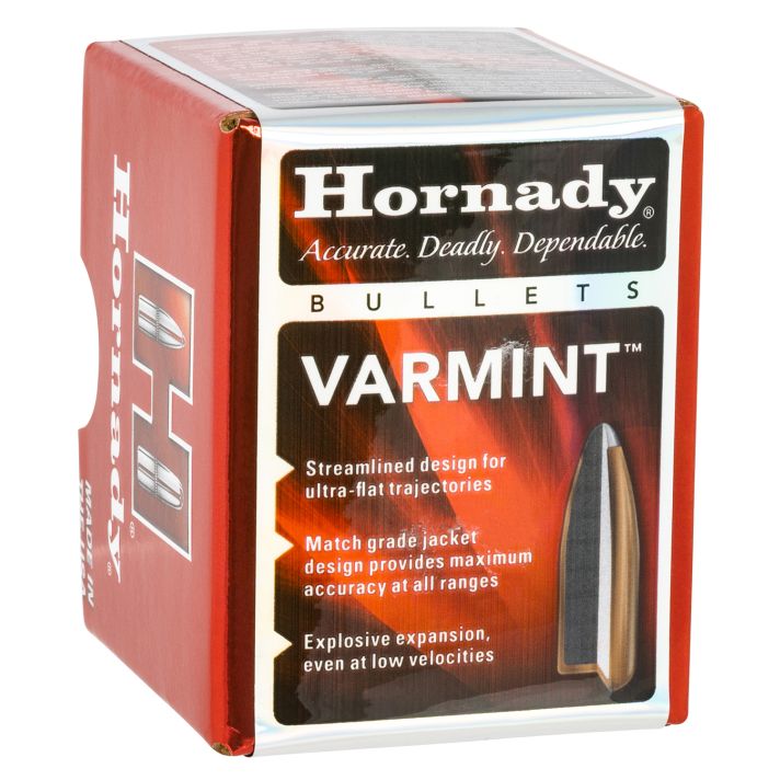 Hornady 2265 Traditional Varmint 22 Cal .224 55 gr Spire Point 100 Per Box/ 40 Case