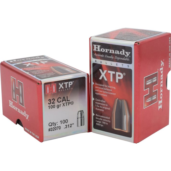 Hornady 32070 XTP32 Cal .312 100 gr Hollow Point 100 Per Box/ 25 Case