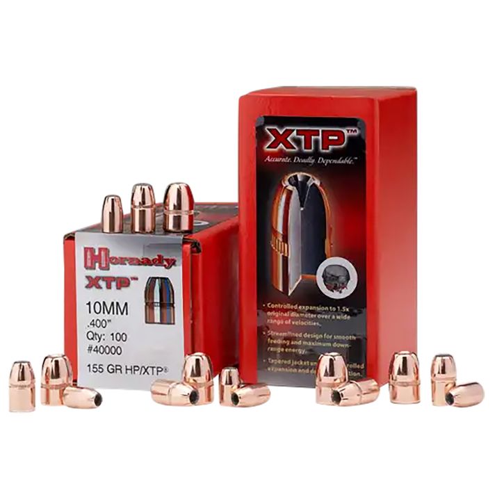 Hornady 35571 XTP9mm .355 124 gr Hollow Point 100 Per Box/ 25 Case